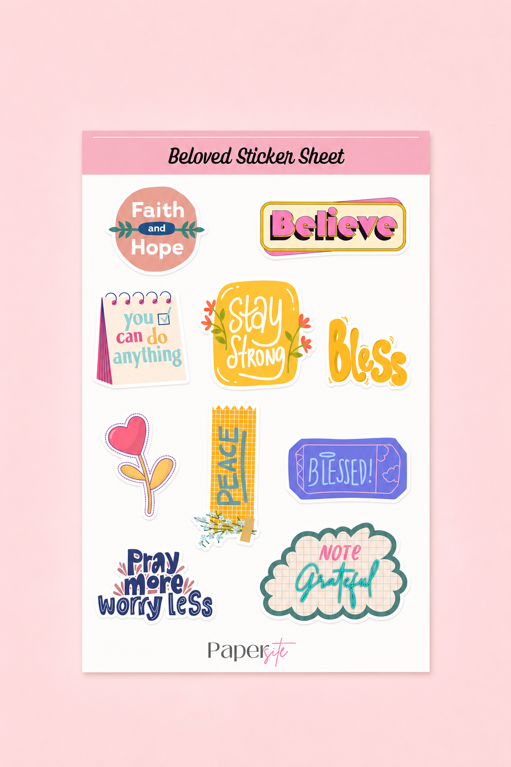 Beloved Sticker Sheet