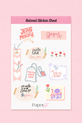 Beloved Sticker Sheet 2